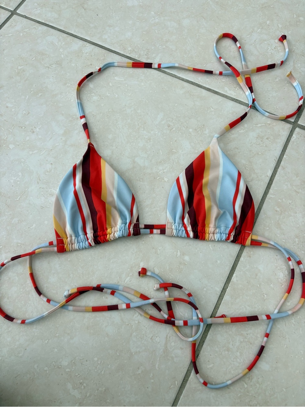 Hollister multicolored bikini top